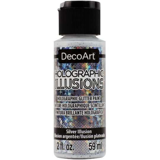 DecoArt&#xAE; Holographic Illusions&#x2122; Glitter Paint, 2oz.